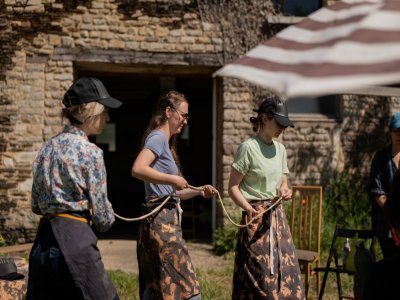 L'atelier "Tendres brochettes". - &copy;Emilia Jacotin